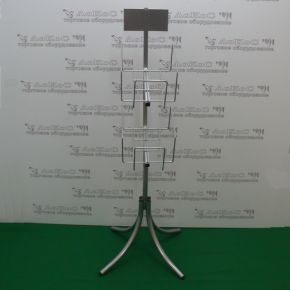 Стойка для прессы формат А4 двухярусная (лоток), L=1260мм